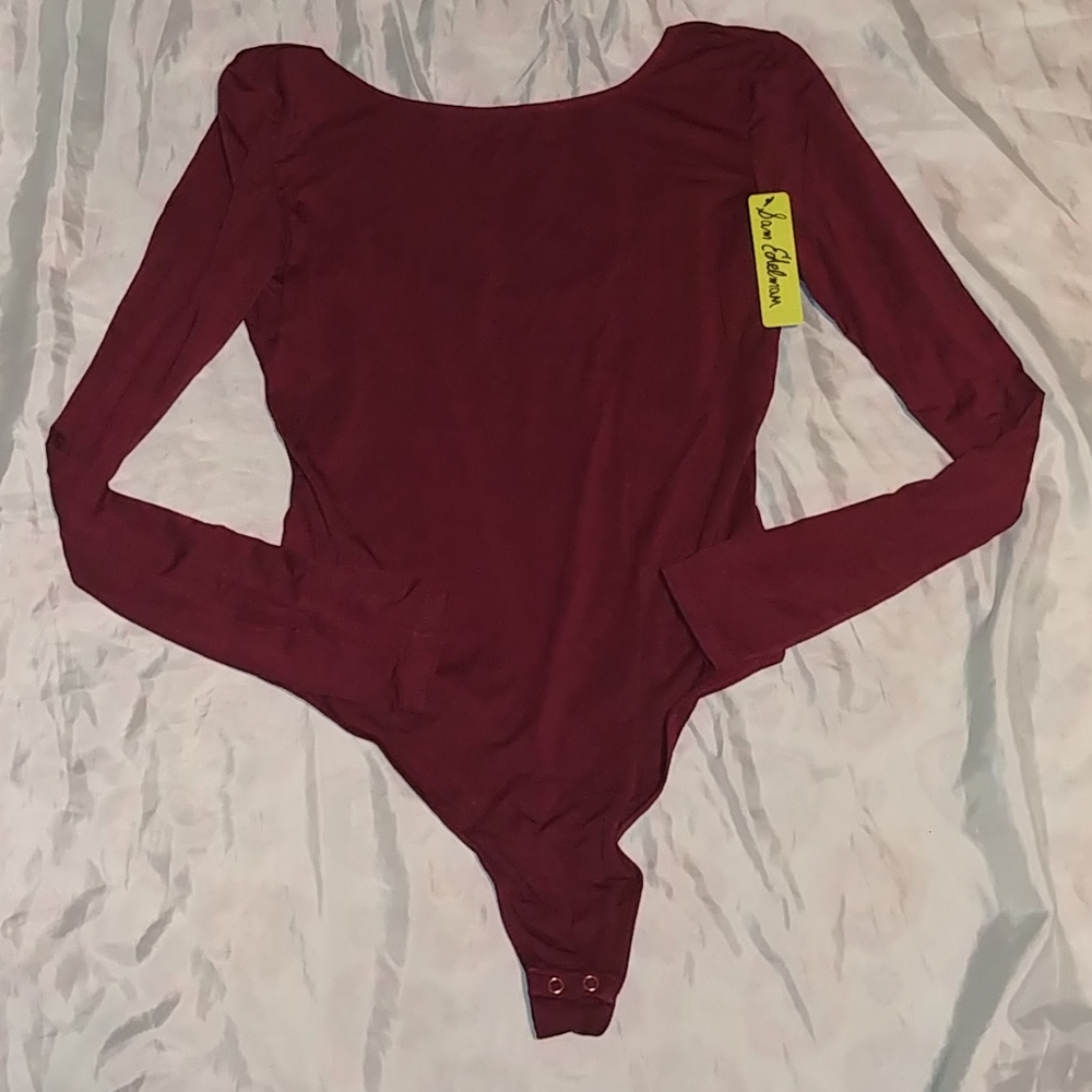 ⏳🌹3/$15SALE🌹⏳Boatneck Long Sleeve Bodysuit